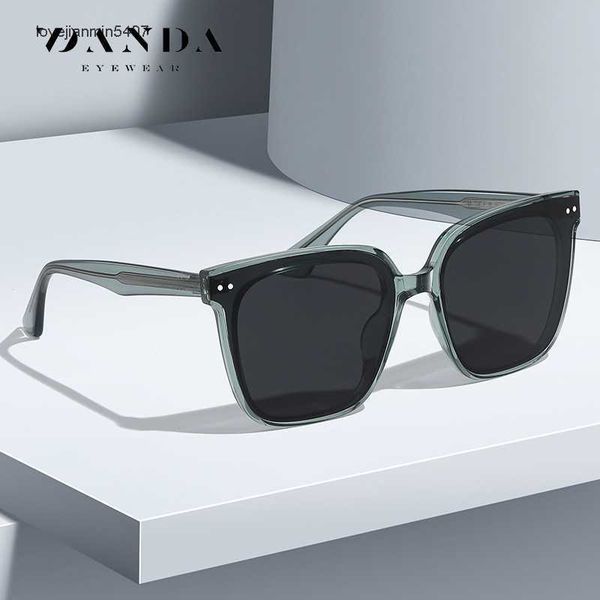 

2023fashion sunglasses 60% retaillive broadcast of the same gm sunglass polarized tr7507 propionic acid pin leg large frame sunscreen women, White;black