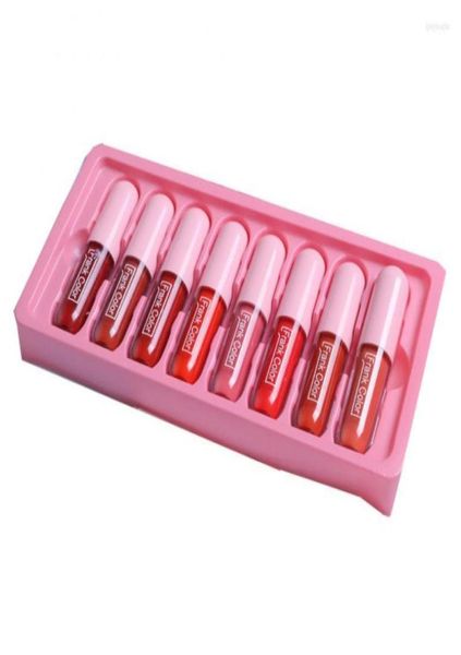 

lip gloss 8pcsset makeup lipstick long lasting beauty tint red makeup for women1068401