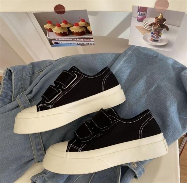 

women sports shoes canvas platform white tennis casual spring autumn basket flat vulcanize running sneakers lolita kawaii 2208102523906, Black;white