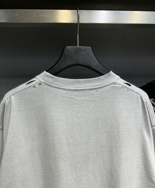 

mens tshirts designers fashion t shirt luxury tshirt new lightning letter logo printing washed worn and worn couple casual t-shirt short sle, White;black