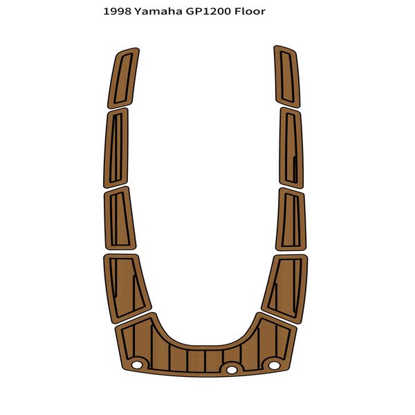 

1998 yamaha gp1200 floor pad boat eva foam faux teak deck decking mat flooring