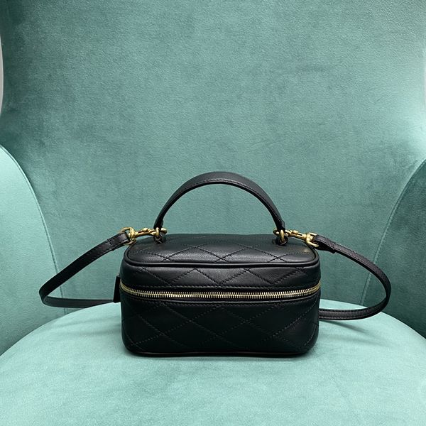 

10a designer crossbody bag 17cm lady shoulder handbag genuine leather cosmetic bag with box y048