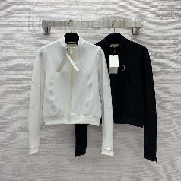 

women's jackets designer new stretch roman cotton perspective lace slim standing neck tight fit thin coat long sleeve kagu, Black;brown