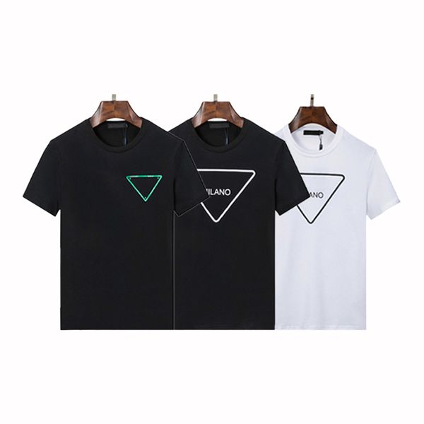 

summer mens t-shirts men tshirts designers clothes fashion cotton couples tees casual women clothing brand short sleeve classic letter t shi, White;black