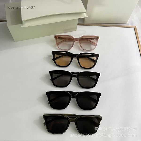 

2023fashion sunglasses 50% retailsame gm sunglass for women feel new trendy and uv ristant glass, White;black