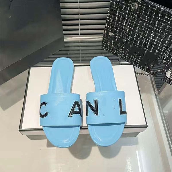 

woman slippers fashion sandals beach classic slipper platform alphabet high heel rubber lady flat slides 06, Black