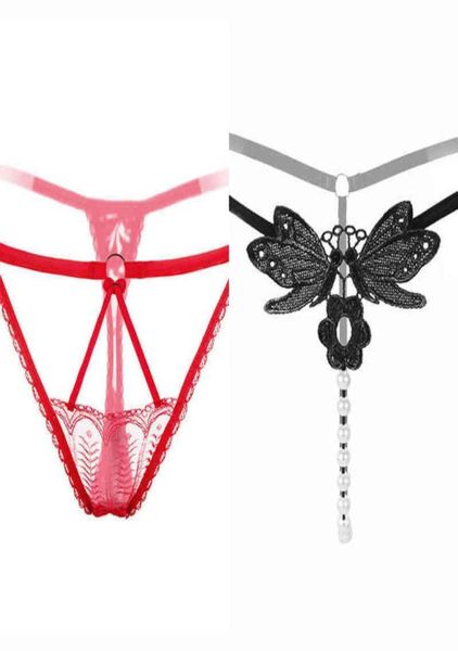 

nxy lingerie women lace underwear floral elastic waist see through seamless panties open crotch jockstraps12178728761, Red;black