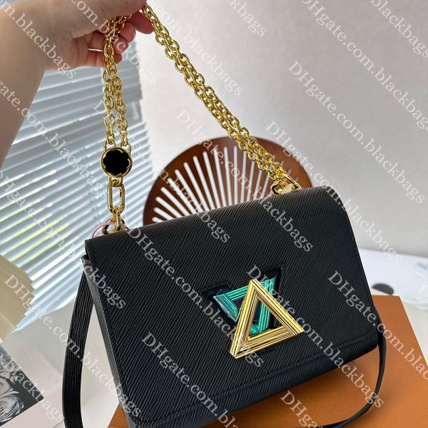 

women designer bag classic gold letter bag fashion chain crossbody bag square solid color messenger bags