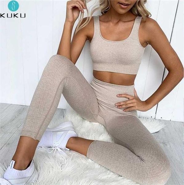 

high waist seamless yoga set workout clothes for women sports gym fitness clothing long sleeve suit 2201125448765, White;red