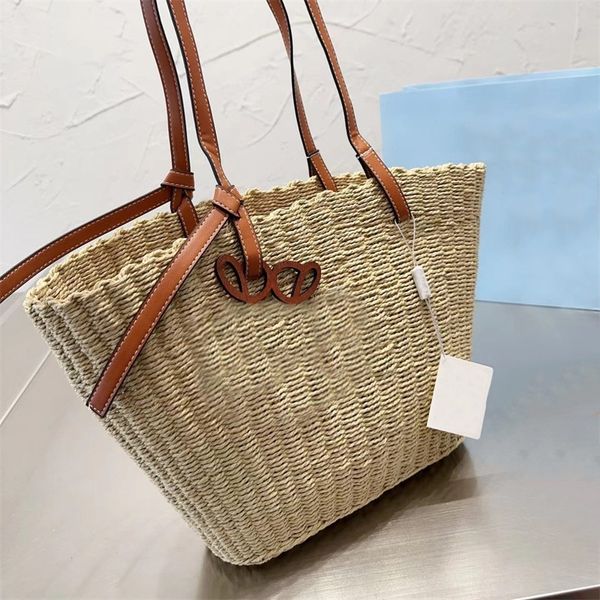 

2023 crochet basket bag beach bag woman designer bag luxury handbag shopping tote fashion summer handbags 5a