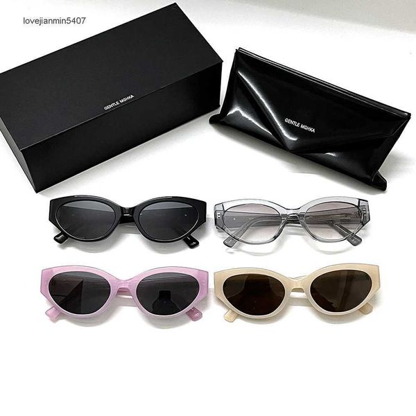 

2023fashion sunglasses 50% retail2023 new gm sunglass women's board material cat ey, White;black