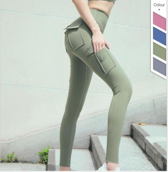 

new euroamerican icecool and nude sports fitness pants workwear fourpocket hipup yoga pants with hipwaist peach1092922, White;black