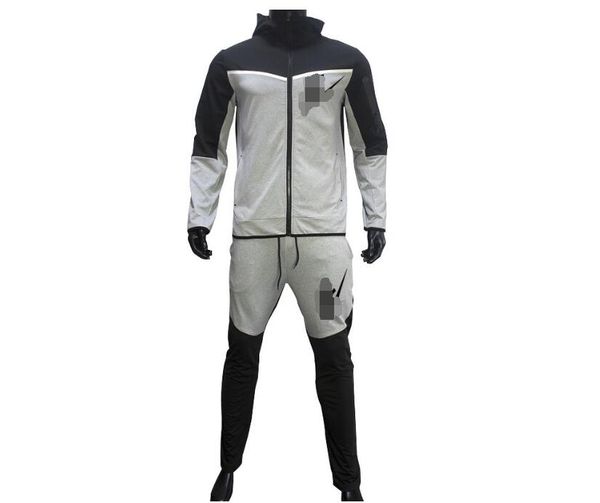 

tracksuit nake tech trapstar track suits europe american basketball football rugby two-piece with women's long sleeve jacket trousers s, Gray