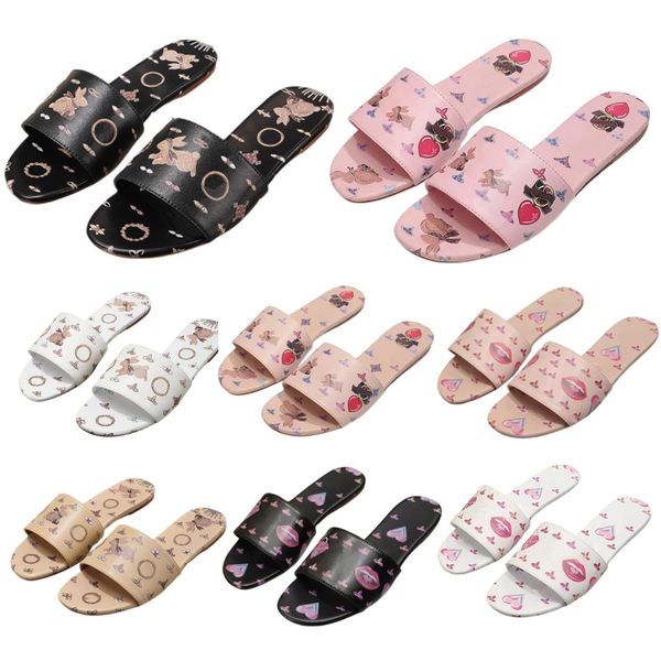 

slippers designer slippers women's slippers summer slippers luxury slippers imported leather sole slippers classic style fancy pattern, Black