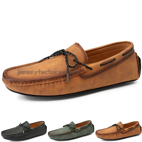 

fashion mens casual shoes drive comfortable breathable daily men leather scrub hundred leisure black slip on man lazy overshoes sneakers jog