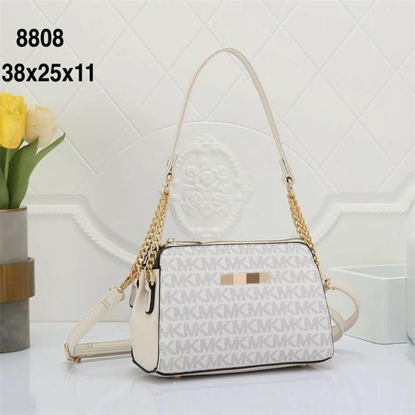 

michael s kor m k bags 2023 new arrival famous brand women designer shoulder bag leather chain bags womens handbag crossbody bag purse 8808