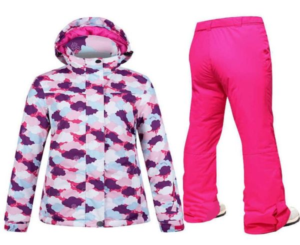 

skiing suits 2022 new ski jacket ski pants women windproof waterproof warm winter ski suit outdoor sports skiing snowboarding coat7818666