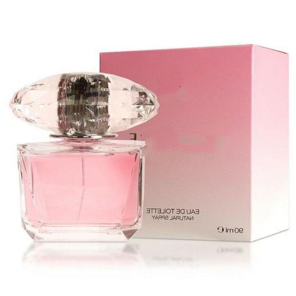 

designer women perfume crystal pink yellow black diamond 90ml edt spray good smell long time leaving body mist fast ship