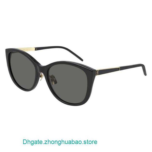 

luxury y s l sunglasses of sale sl m71k fashion women's large frame, White;black