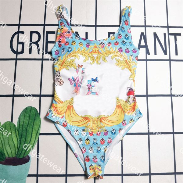 

designer bathing suit one piece womens backless swimwear fashion brand ladies textile printed swimsuits