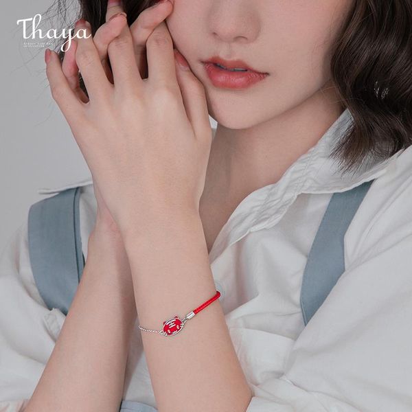 

bangle thaya 2021 tiger design bracelet for women christmas gifts classic bracelet new year lucky bracelet engagement fine jewelry, Black