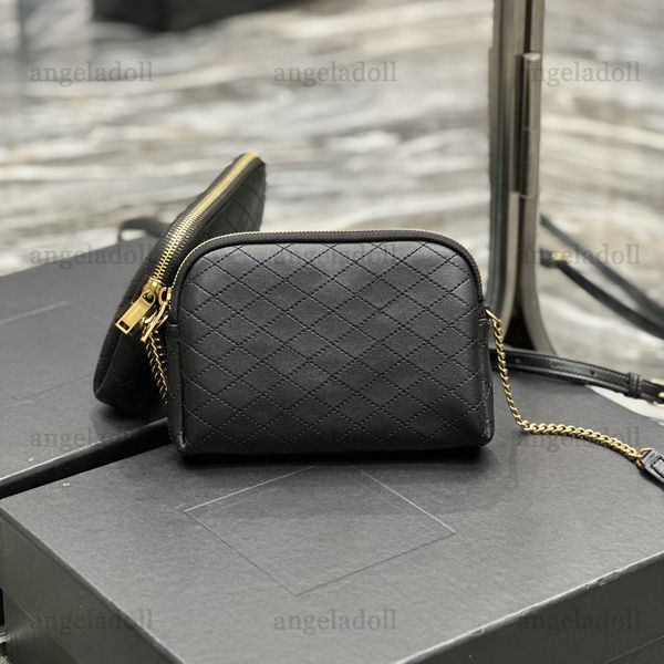 

10a mirror quality designers mini shell bags mini 19cm womens handbag real leather lambskin quilted black purse luxury clutch crossbody shou
