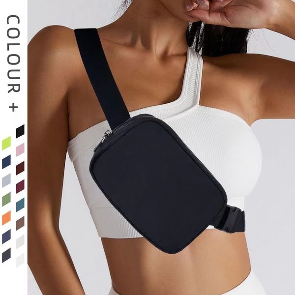 

2023 new fashion men women waterproof belt bag fanny pack nylon waist bags unisex