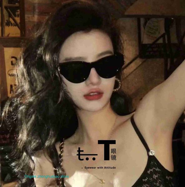 

luxury designer y s l sunglasses for only23 new cat eye sl m94, White;black