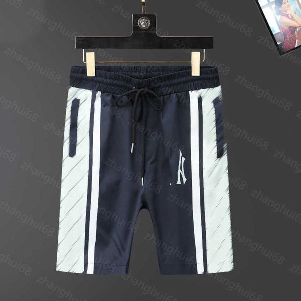 

23ss designer shorts summer shorts mens shorts swim shorts color matching stripe letter logo print elastic waist drawstring beach pants m-3x, White;black