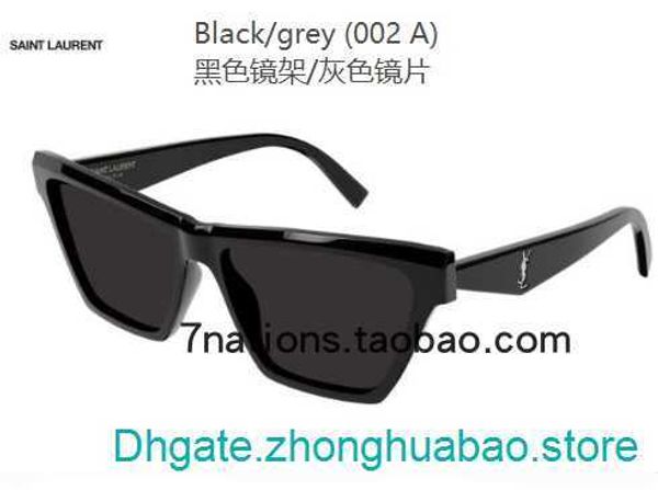 

y s l designer sunglasses online shop italian logo sl m103 for women personalized fashion cat eyes gradient, White;black