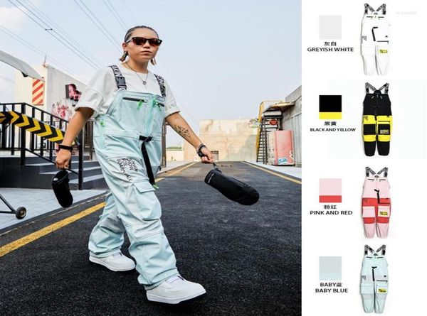 

skiing pants jumpsuit onepiece ski men women outdoor snowboard overalls fleece windproof waterproof snow pant clothing suit5369217