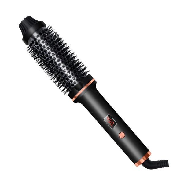 

curling irons 3 in 1 hair dryer brush professional iron lcd display straightening electric air comb 2211049457739