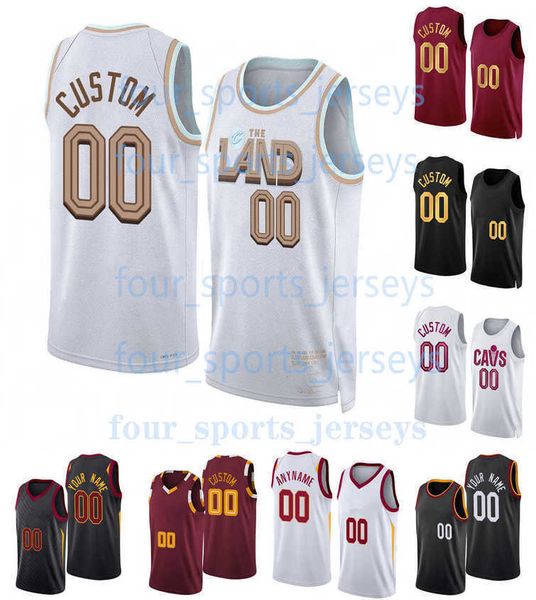

Custom Printed 2023 New Basketball Jerseys Love Mitchell Allen LeVert Osman Mobley Garland Okoro Windler Stevens Wade Rubio Mo