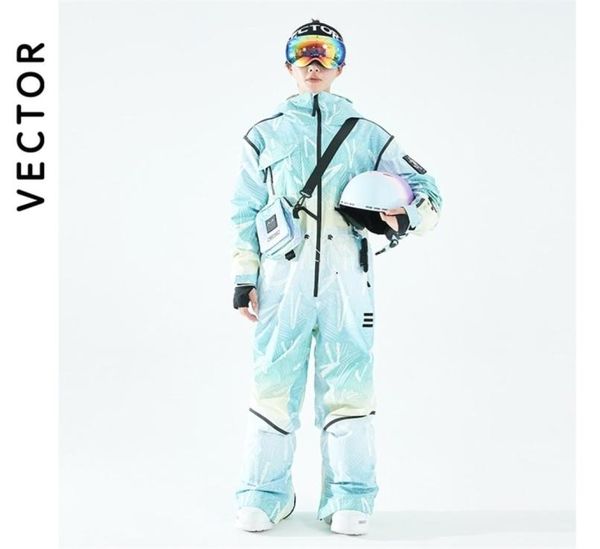

skiing suits vector thick men women ski pants straight full overalls winter warm windproof waterproof outdoor sports snowboard sno7733912