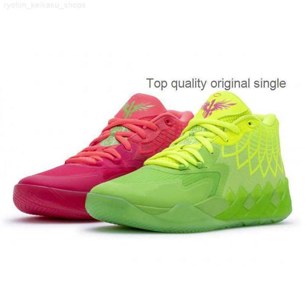 

with box lamelos ball mb.01 basketball shoes us .5-12 mens trainers sports galaxy beige queen buzz city rick and morty sky blue black blast