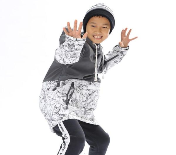 

skiing suits running river brand boy girl snowboarding hoodie hooded outdoor sports ski snowboard kids soft shell jac3932784