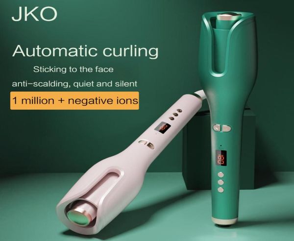

portable curling iron sutomatic curling iron negative ion electric ceramic heating lcd screen rotating wave curling tongs curls 226265199