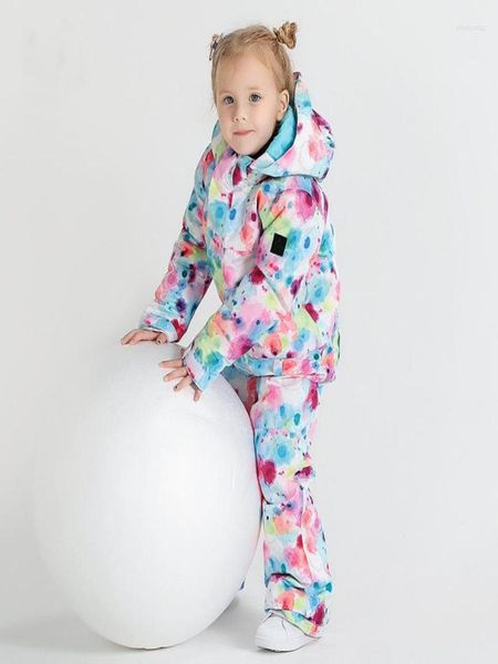 

skiing jackets winter clothing kids jumpsuit children one piece ski suits girls boys set waterproof warm snowboard overalls2151195