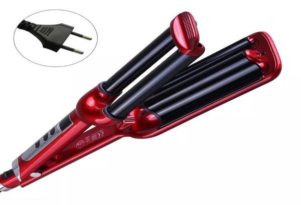 

16mm ceramic deep wave curler hair waver hair styler triple barrel rollers curls salon styling tools hair curling iron7748341