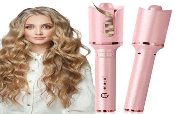 

curling irons professional hair curler automatic iron crimp waver tongs rotating wand air curls 2210104867446