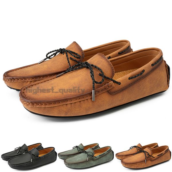 

fashion mens casual shoes drive comfortable breathable daily men leather scrub hundred leisure black slip on man lazy overshoes sneakers jog