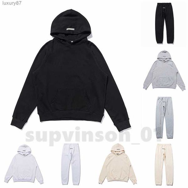 

hoodie essen hoody high1 quality mens women designers hoodies ess version winter warm man clothing long sleeve pullover clothes hoodys sweat, Black