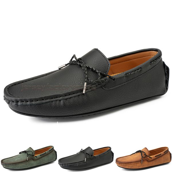 

fashion mens casual shoes drive comfortable breathable daily men leather scrub hundred leisure black slip on man lazy overshoes sneakers jog