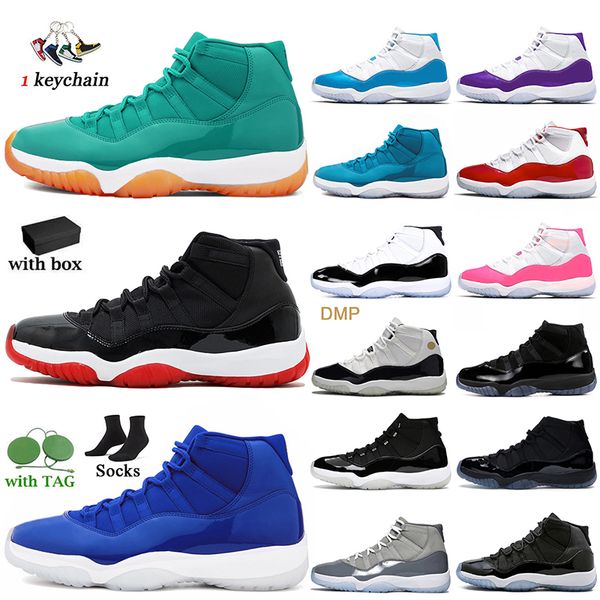 

jumpman 11 basketball shoes men women 11s pink cherry cool grey midnight navy blue jubilee 25th anniversary concord bred low cement grey unc