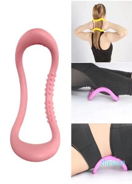 

pp yoga circle equipment stretch ring fitness pilates circles fitness training resistance auxiliary tool calf home training sports4450728