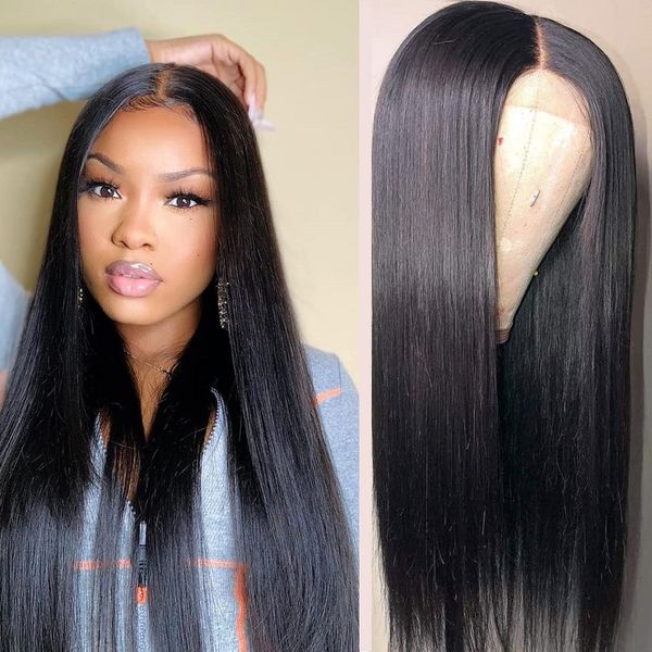 

black pearl straight lace front wig human hair wig lace wigs for women 4x4 lace wigs brazilian remy straight frontal wig, Black;brown