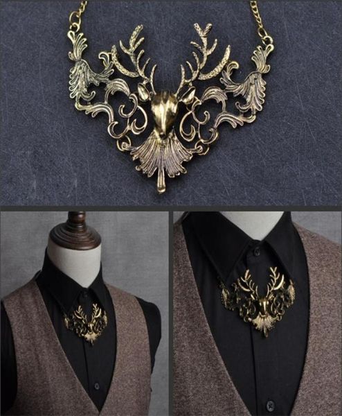 

elk bow tie highend fashion womens necklace groom wedding casual banquet accessories gift personality mens jewelry 2208185986493, Black;blue