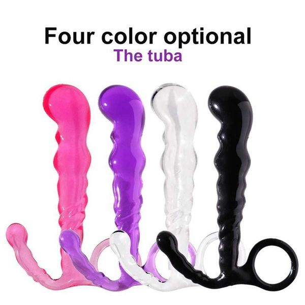 

elongated bump plug anal exerciser lovers fun gay toy soft and comfortable silicone material beginner supplies 50% online sale