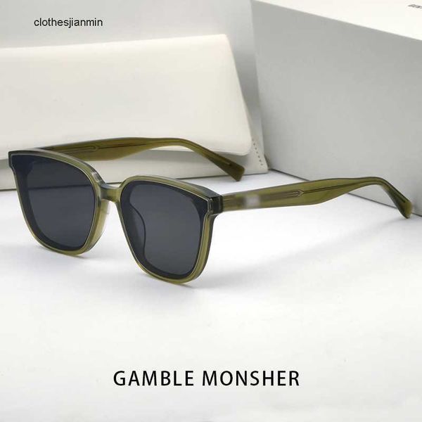 

2023 luxury fashion sunglasses factory% 80 retail tiktok popular sunglass new gm plate ta uv ristant glass for men and women, White;black