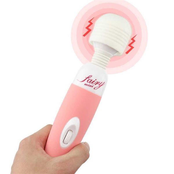 

220v powerful av magic wand vibrators female masturbator multi-speed body massager fairy toys shop for women 80% online store